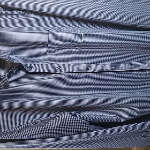 Travis Mathew Long Sleeve Button Up Blue Golf Casual Men's Size XL - Picture 3 of 7